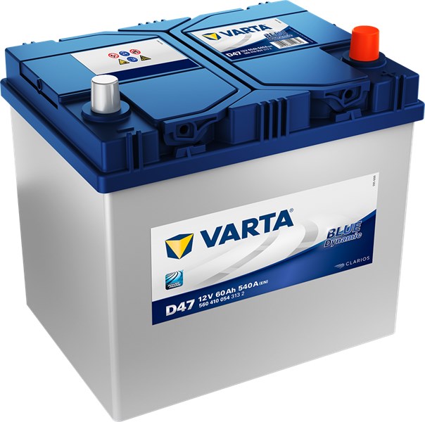 STARTER BATTERI VARTA BLUE DYNAMIC D47 12V 60AH 540A VARTA