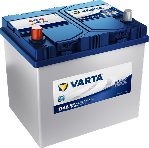 STARTER BATTERI VARTA BLUE DYNAMIC D48 12V 60AH 540A VARTA