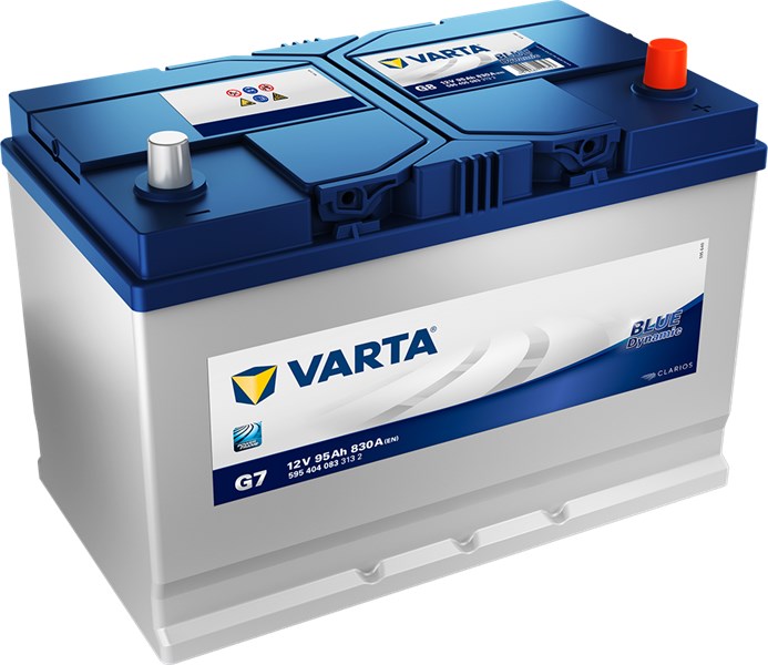 STARTER BATTERI VARTA BLUE DYNAMIC G7 12V 95AH 830A VARTA
