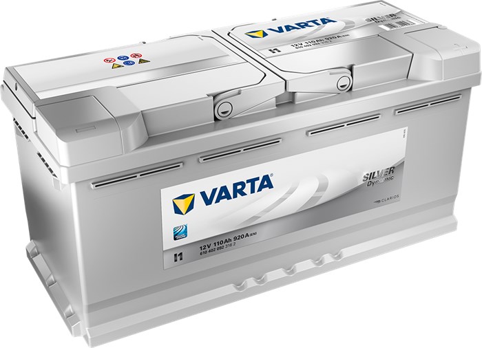 STARTER BATTERI VARTA SILVER DYNAMIC I1 12V 110AH 920A, Bagasjero VARTA