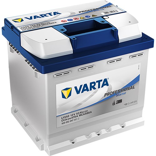 STARTER BATTERI VARTA PROF. STARTER 100 12V 52AH 470A VARTA