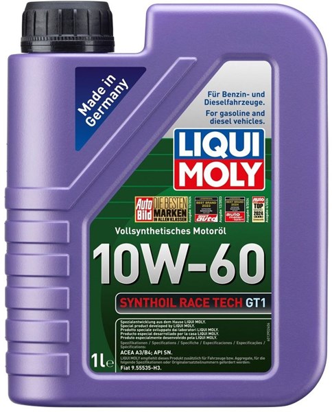 Motorolje LM Synthoil Race Tech GT1 10W-60, 1L LIQUI MOLY LIQUI MOLY