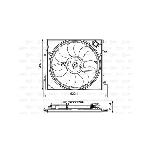 Ventilator, motorkjøling VALEO VALEO