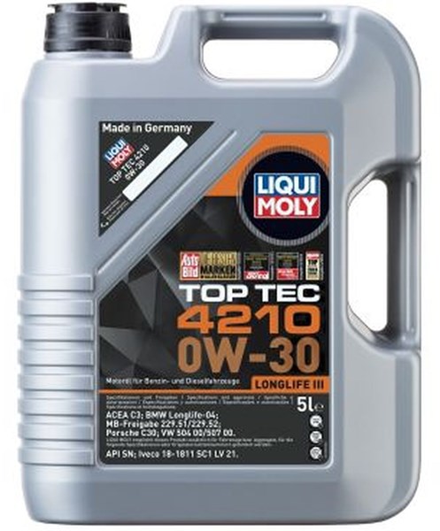 Motorolje Top Tec 4210 0W-30 C3, 5l LIQUI MOLY LIQUI MOLY