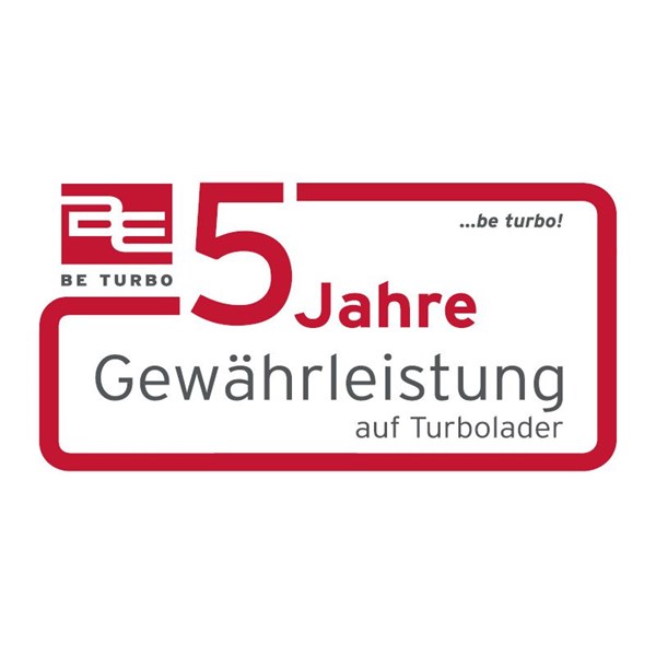 Turbo BE TURBO 5 years warranty BE TURBO