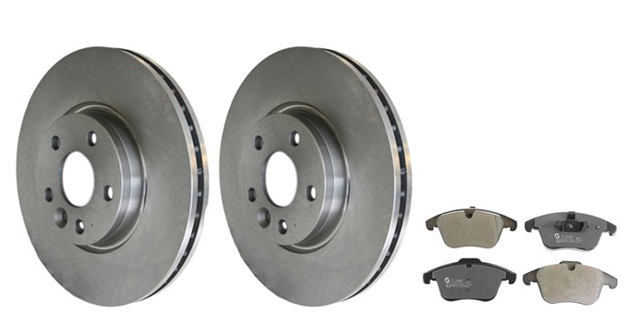 Bremsesett, Skivebremser Ventilert, Framaksel