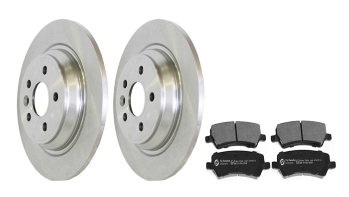 Bremsesett, Skivebremser Full, Bakaksel