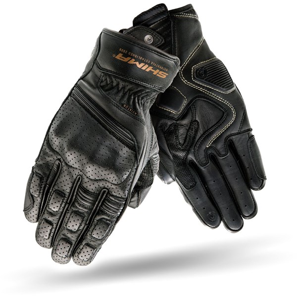 MC herrehansker Short SHIMA AVIATOR L Black SHIMA SHIMA