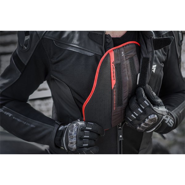MC Herre LÆR MESH jakke SHIMA PISTON Svart-56 SHIMA SHIMA