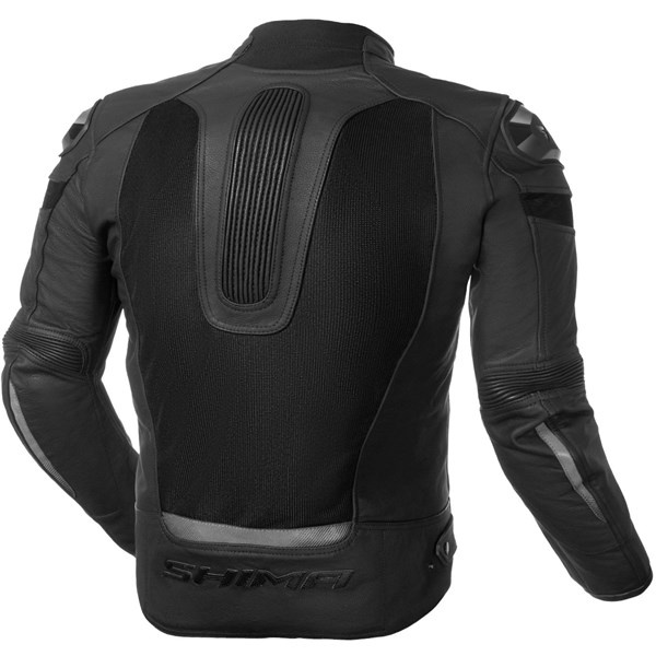 MC Herre LÆR MESH jakke SHIMA PISTON Svart-56 SHIMA SHIMA
