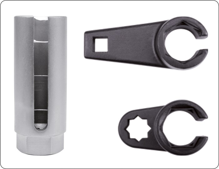 Pipenøkkelsett, lambdasonde Yato