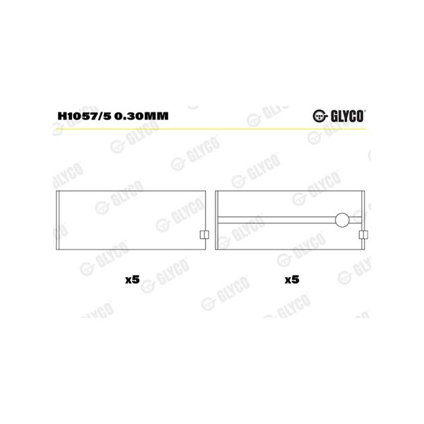 Veivaksellager GLYCO GLYCO