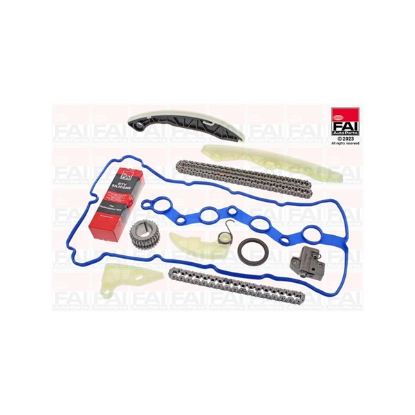 Registerkjedesett, Nede, Øvre