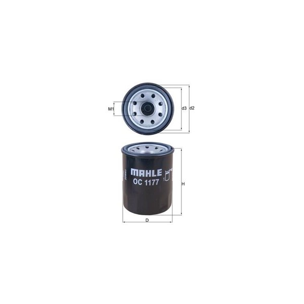 Oljefilter MAHLE MAHLE
