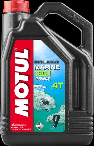 Motorolje Motul Marine Tech 4T 25W-40, 5L MOTUL