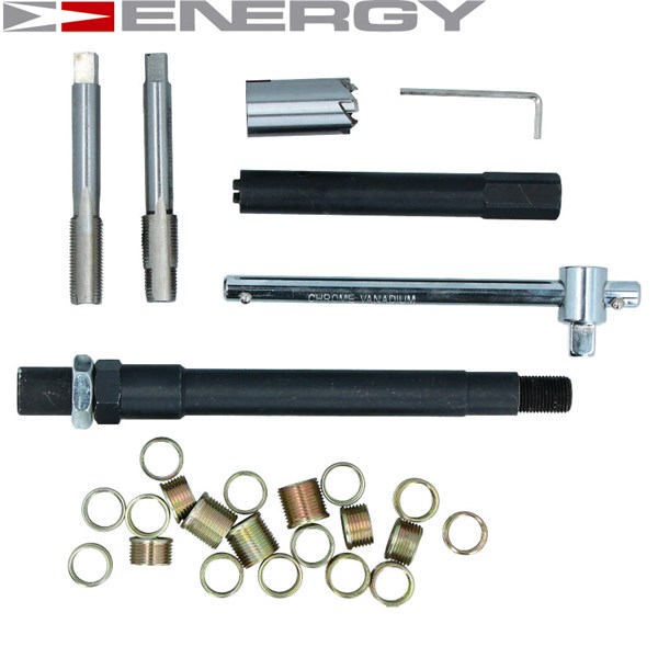 ENERGY Verktøysett for gjengeskjæring, tennplugg - P1881596 - 1881596