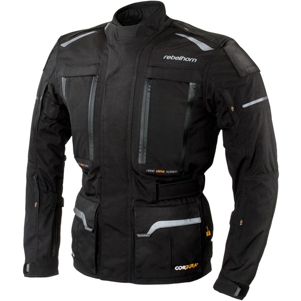 Mc Herre Lær Jakke Rebelhorn Hardy Pro Black 3xl REBELHORN REBELHORN