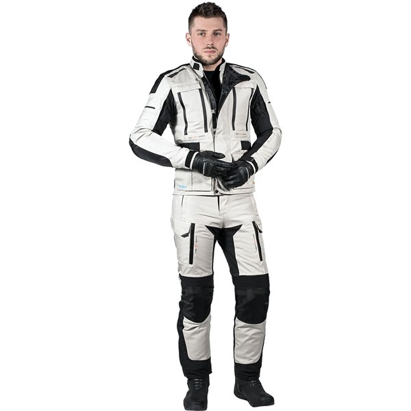 Mc Herre Lær Jakke Rebelhorn Hardy Pro Gray Xl REBELHORN REBELHORN