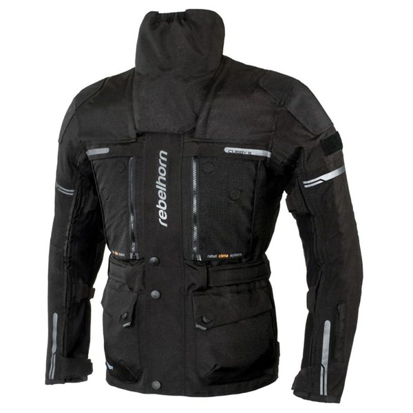 Mc Herre Lær Jakke Rebelhorn Cubby III Black S REBELHORN REBELHORN