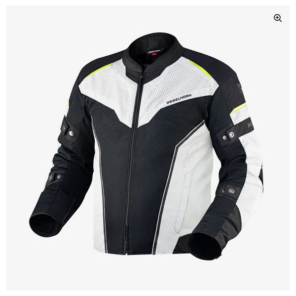 Mc Herre  Jakke Rebelhorn Hiflow Iii Silver 4XL REBELHORN REBELHORN