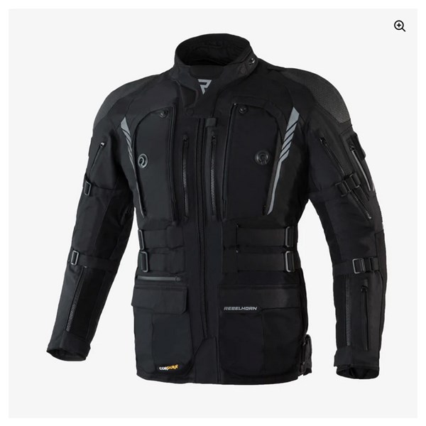 Mc Herre Jakke Rebelhorn Patrol Black 3XL REBELHORN REBELHORN