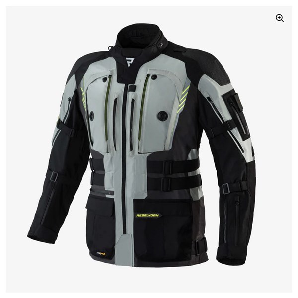 Mc Herre Jakke Rebelhorn Patrol Grey/Black XXL REBELHORN REBELHORN