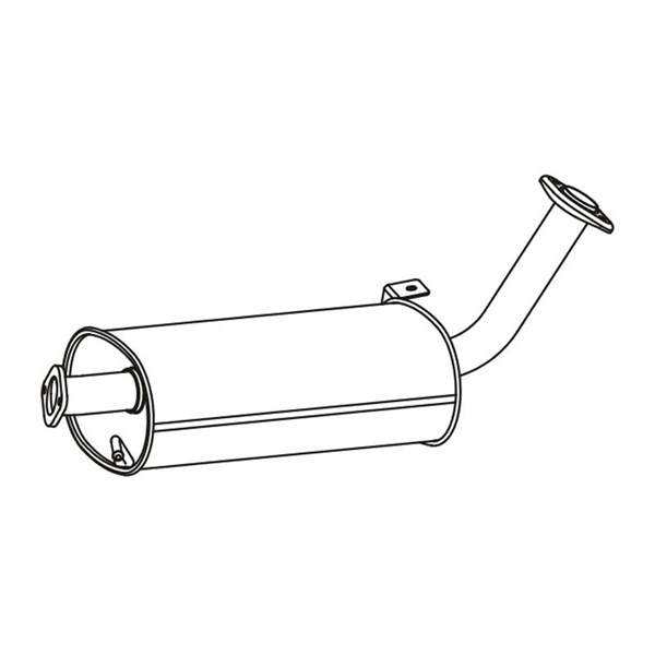 Mellomlyddemper, Senter - P1884770 - nissan patrol gr wagon v - OE 20100-VC100