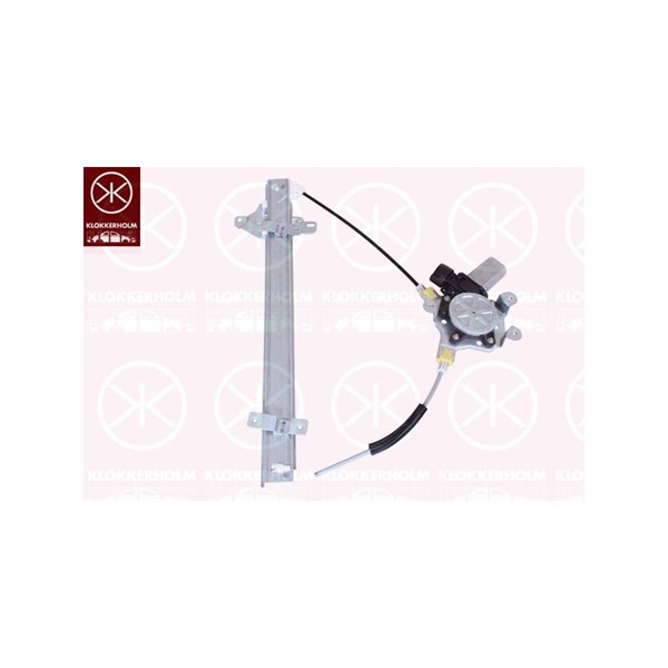 Vindusheis, Foran høyre KLOKKERHOLM KLOKKERHOLM