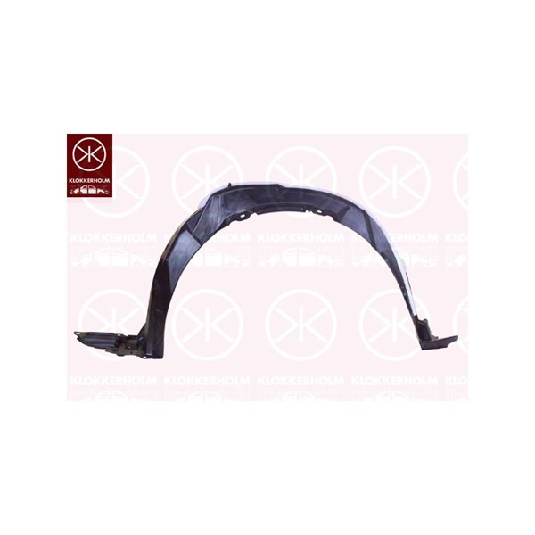 Deksel, hjulbue, Foran venstre KLOKKERHOLM KLOKKERHOLM