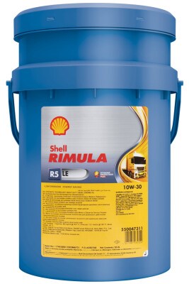 Motorolje SHELL Rimula R5 LE 10W-30 E9, 20L SHELL SHELL