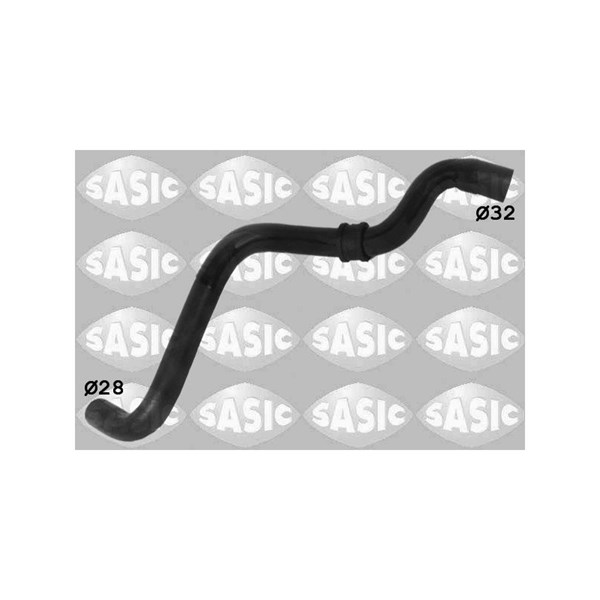 Radiatorslange, Nedre venstre - citroën c3 ii, ds3, peugeot 207, 207 cc, 207 skåp/halvkombi, 207 sw - OE 135219