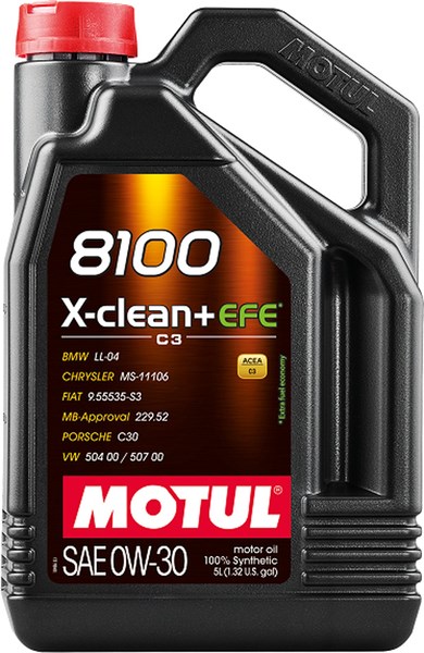 Motorolje MOTUL 8100 X-CLEAN+ EFE 0W-30 C3 MOTUL