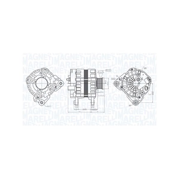 Dynamo 12V 110A MAGNETI MARELLI MAGNETI MARELLI