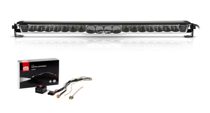 Lazer LED-rampe Glide + Digital Lightning 1200-sett LAZER Lazer