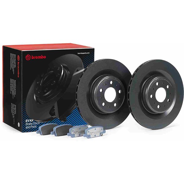 Bremsesett, Skivebremser Innvendig ventilert, Bakaksel BREMBO BREMBO