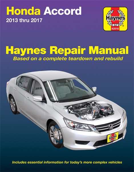 Haynes Reparasjonshåndbok, Honda Accord (13-17) HAYNES Haynes