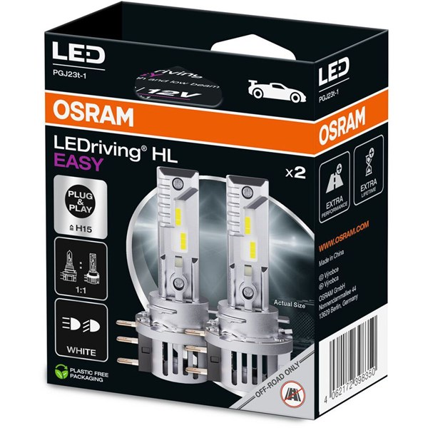 Led pære Osram LEDriving HL Easy PGJ23t-1 12V OSRAM OSRAM