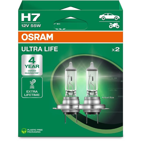 Halogenpære Osram Ultra Life H7 PX26d OSRAM