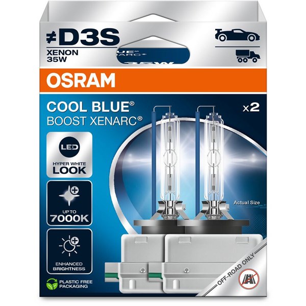 Xenonpære Osram Xenarc Cool blue boost D3s, PK32d-5 42V OSRAM OSRAM