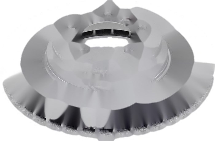 Bremseskive Ventilert, Framaksel