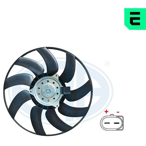 Ventilator, motorkjøling 12V - P2014109 - audi, porsche - OE 8K0 959 455 G, 8K0 959 455 K, 8K0959455T