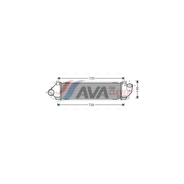 Ladeluftkjøler AVA QUALITY COOLING AVA QUALITY COOLING