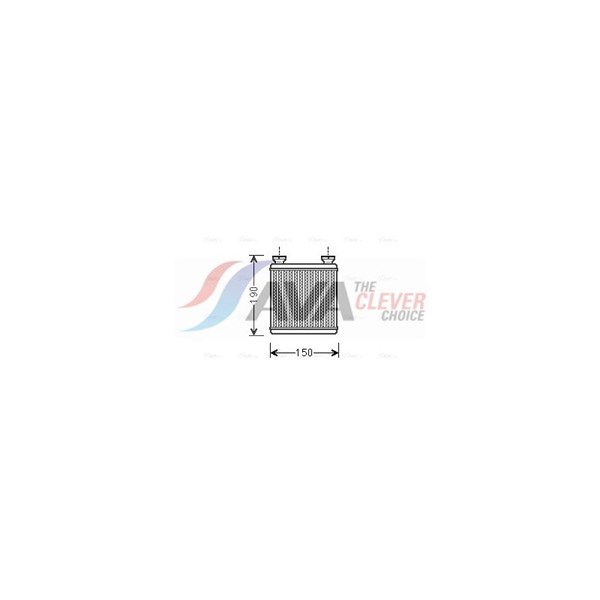 Varmeutveksler, kupevarme AVA QUALITY COOLING AVA QUALITY COOLING