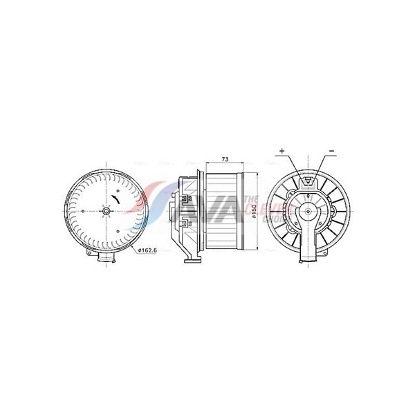 Kupévifte 12V AVA QUALITY COOLING AVA QUALITY COOLING