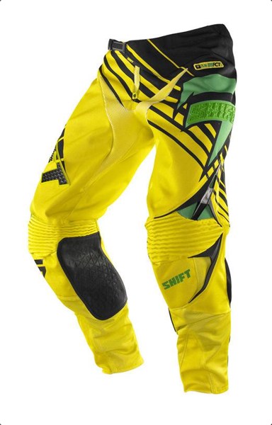 Mc Tekstilbukser Shift Faction Satellite grønn gul S
