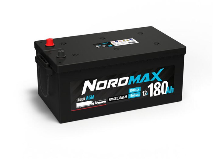 Lastebilbatteri 12V NORDMAX Nordmax