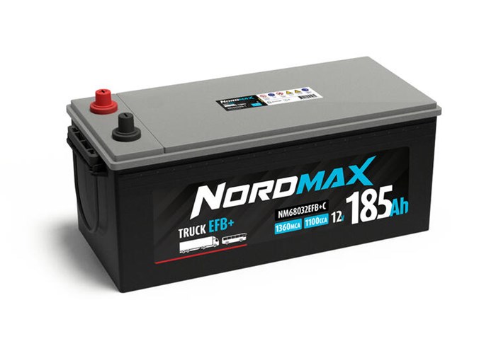 Lastebilbatteri 12V NORDMAX Nordmax
