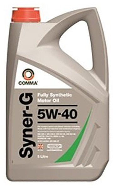 Motorolje Comma Syner-G 5W-40 5L COMMA Comma