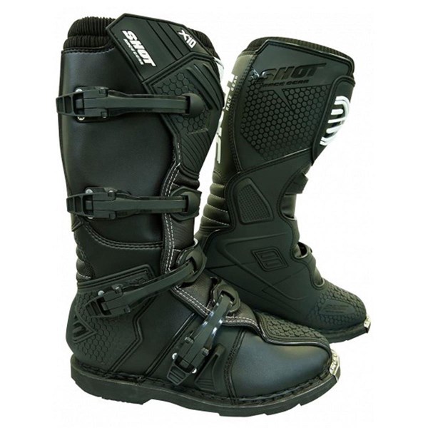 MC-støvler Shot Racing Cross Svart