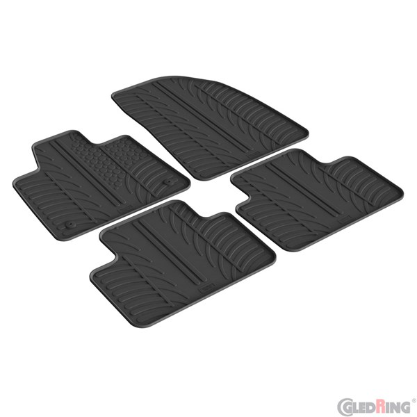 Gummimatta, kupé Volvo EX30 2023-, Foran eller bak GLEDRING GledRing